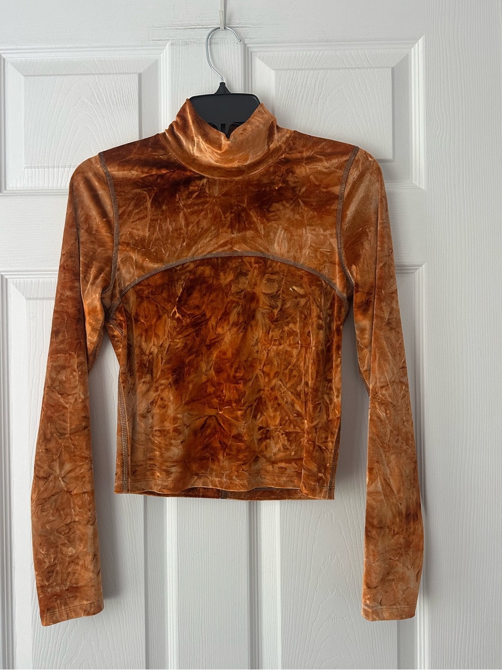 Wilfred Free Velvet Moon Crop Long Sleeve Shirt L